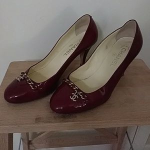 Chanel Red Patent Leather Size US 8/ E 38.5